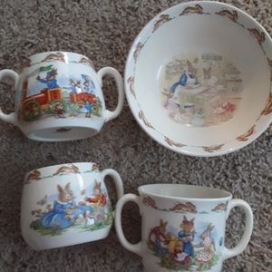Bunnykins signed bowl